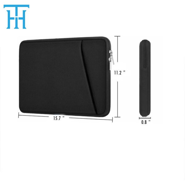 Neoprene laptop sleeve with front pocket - Image 2