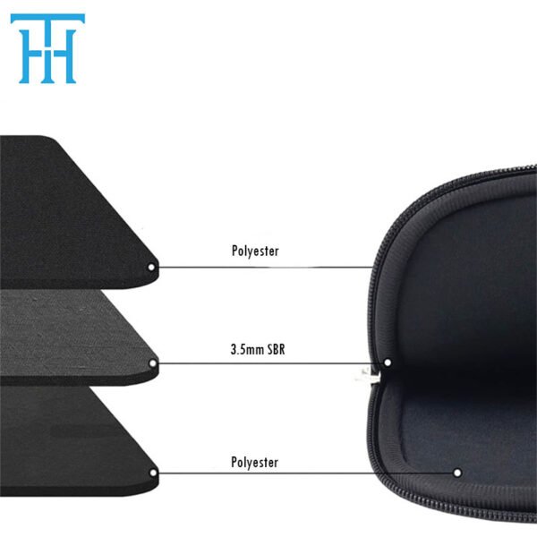 Neoprene laptop sleeve with front pocket - Image 3